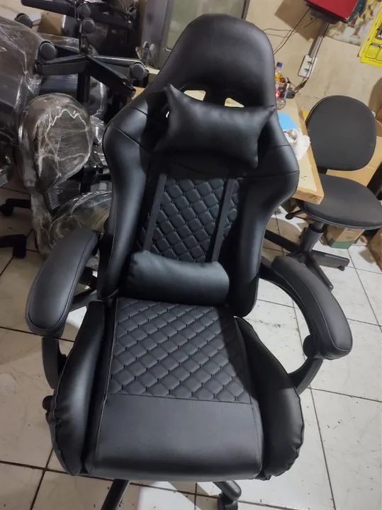 produto novo, cadeira gamer com braços - Foto 3