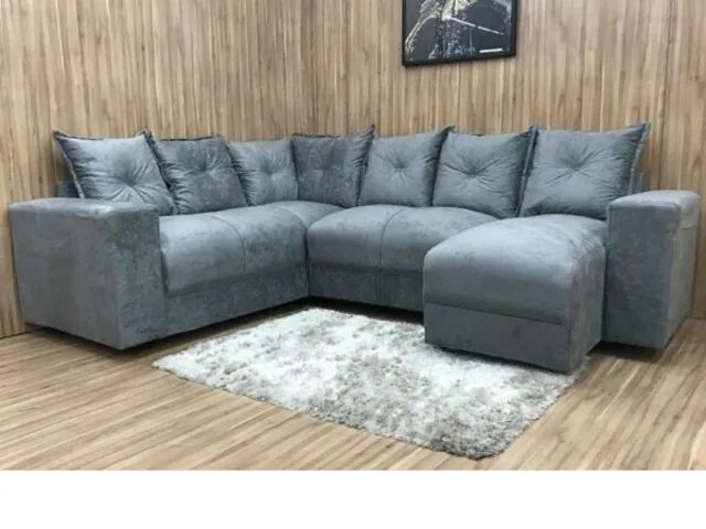 Estofado Conjunto Canto Alice 2x3Lg e Chaise