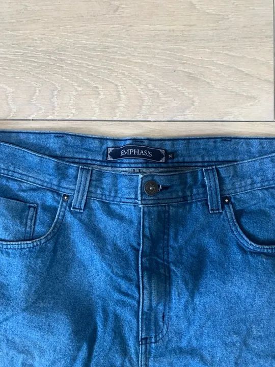 Bermuda Jeans Bermudão Tamanho 50 - Foto 5
