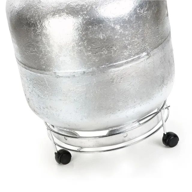 Suporte Carrinho Para Botijao E Vaso Aramado Plus 8,5x30cm De Diametro - Foto 2