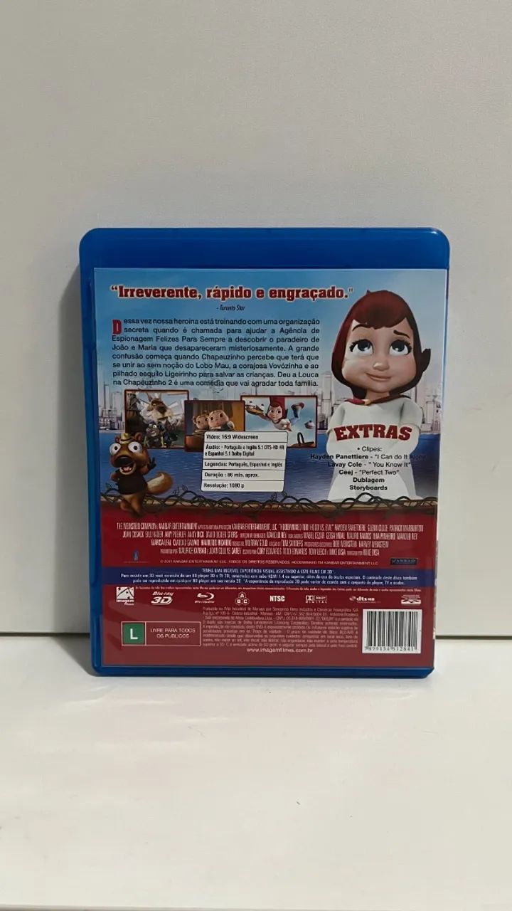 Blu-Ray - Deu a Louca na Chapeuzinho 2 - Foto 3