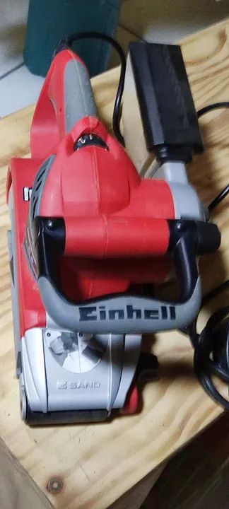 Lixadeira de cinta Einhell  - Foto 4