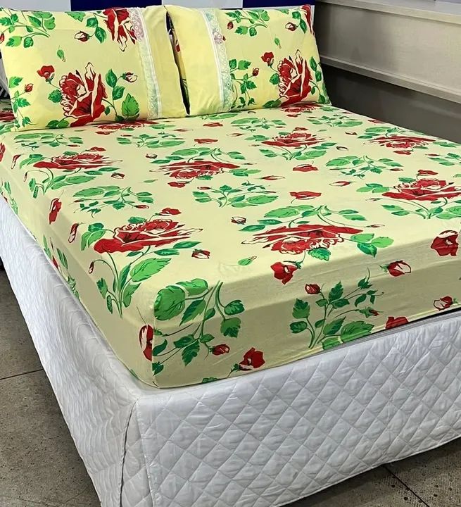 Jogo de Cama Casal Floral Rosa - Foto 2