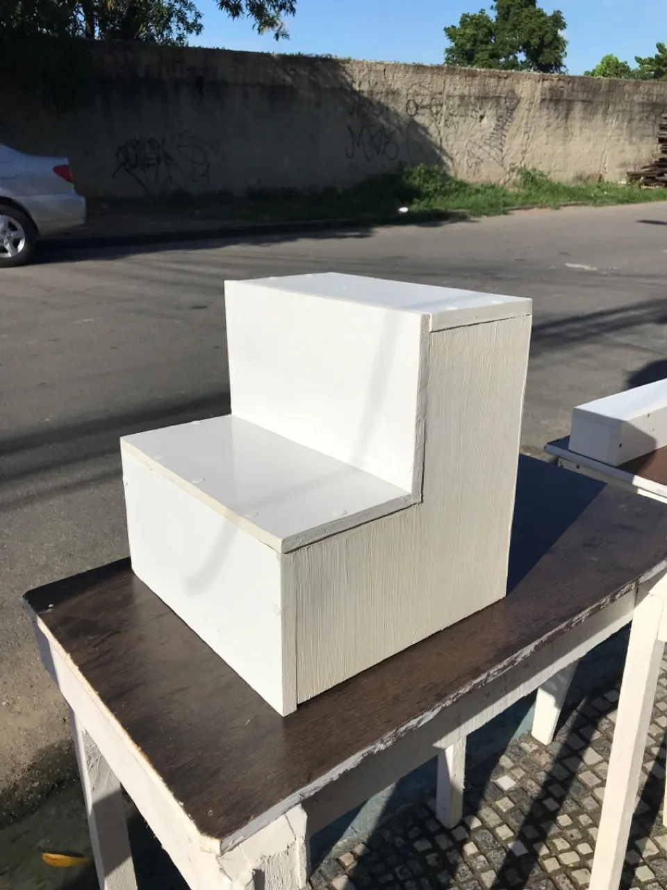 ESCADINHA 100% MDF BRANCO