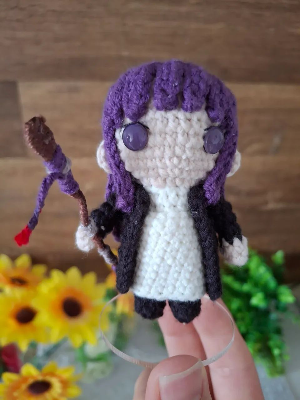 Fern - Sousou no Frieren Amigurumi - Foto 3