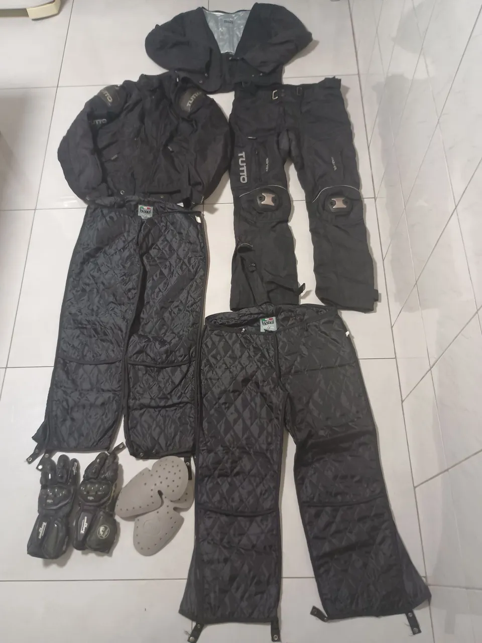 Conjunto Completo de Proteção para Motociclista - Tutto