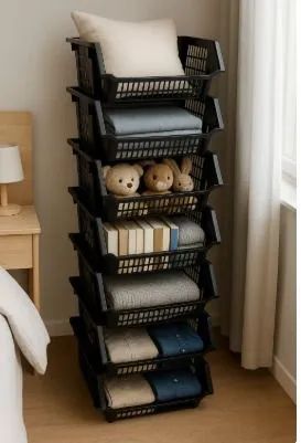 Cestas Organizadoras Empilháveis - Perfeitas para o seu negócio! - Foto 4