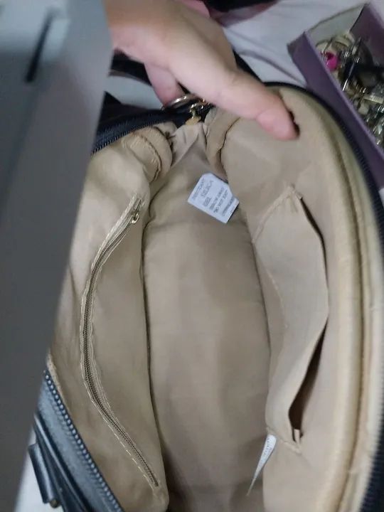 Bolsa de mão feminina preta - Foto 3