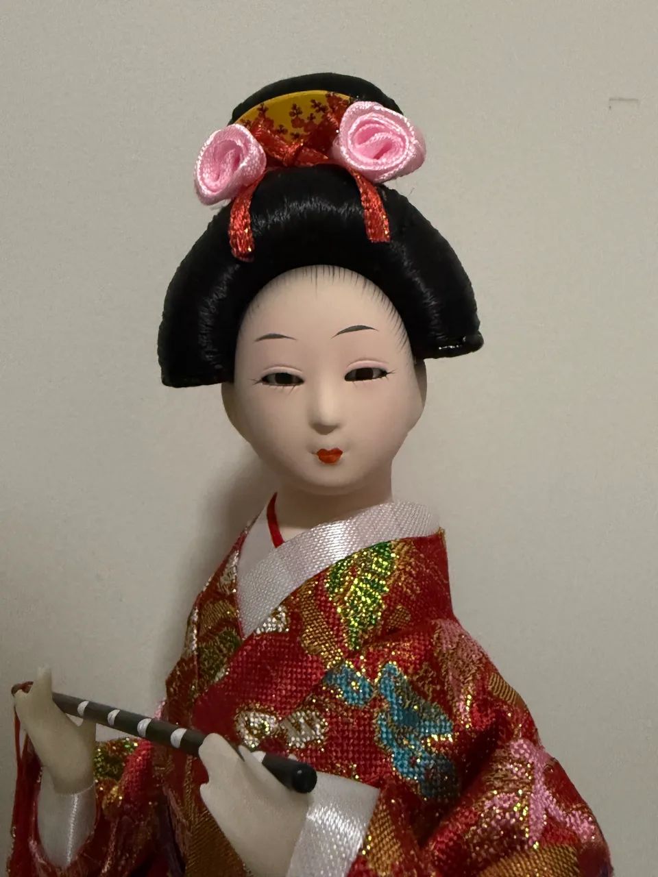 Boneca Gueixa Japonesa artesanal - Foto 2