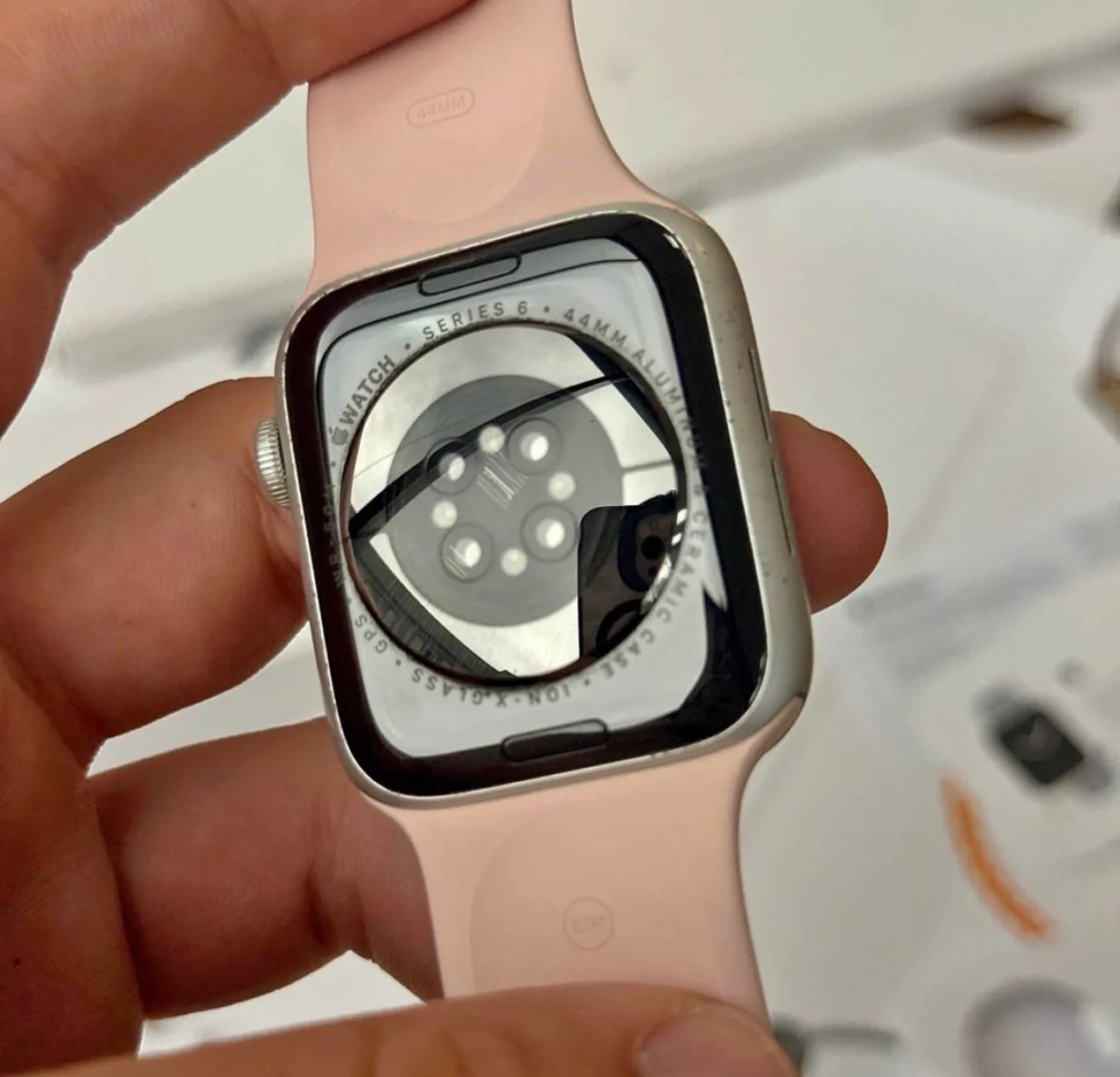 Apple Watch Series 6 44mm Silver - Smartwatches - Jardim Maluche