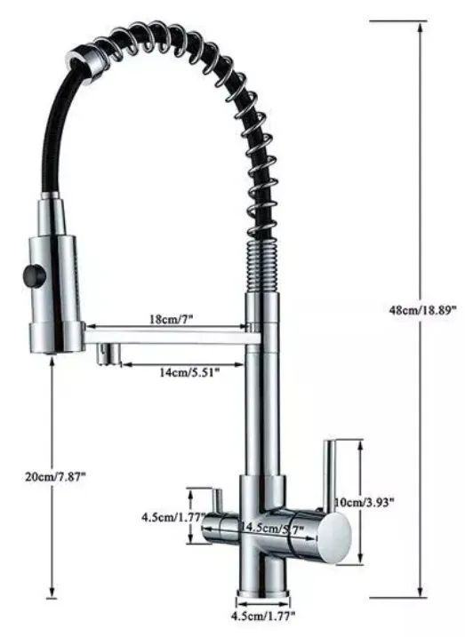 Torneira Gourmet com misturador quente/frio e saída independente de água filtrada - Foto 4