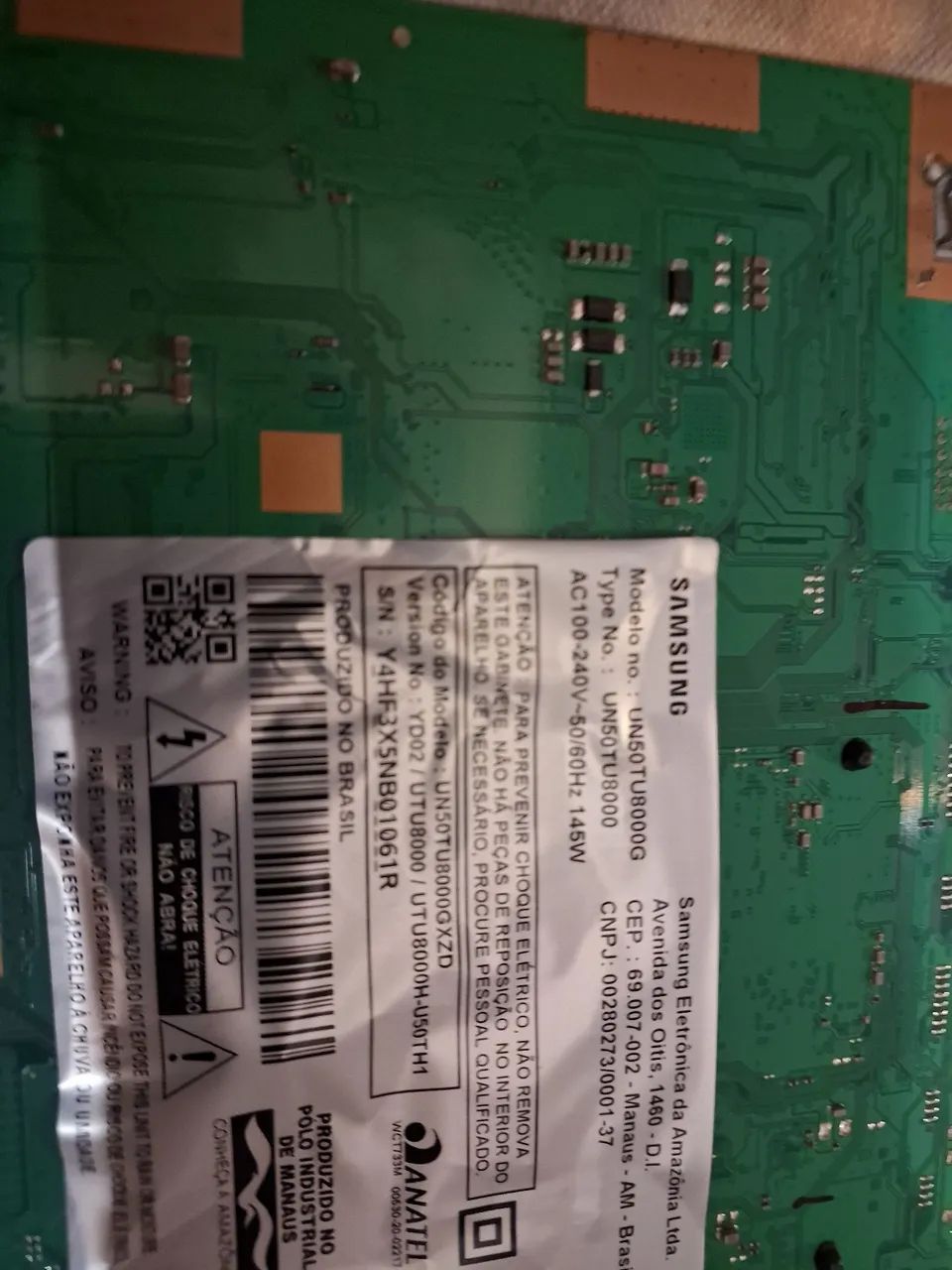Placa principal samsung un50tu8000g - Foto 2