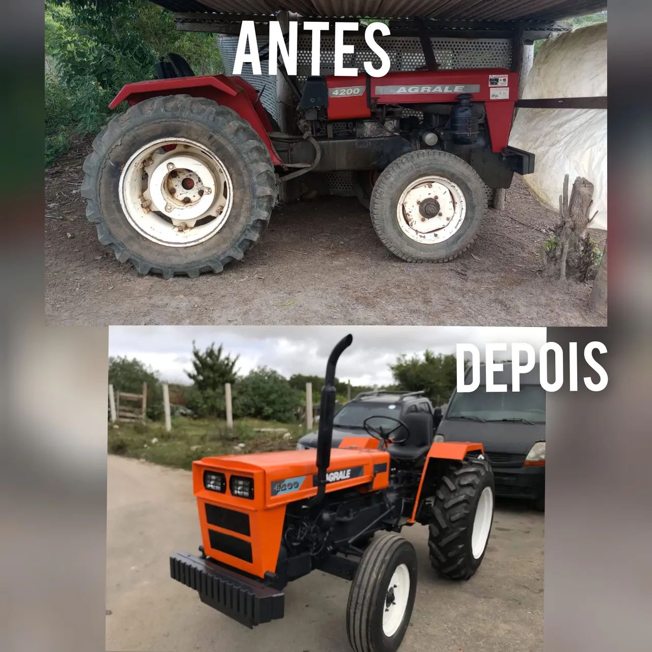 Restauração completa tratores agricolas 
