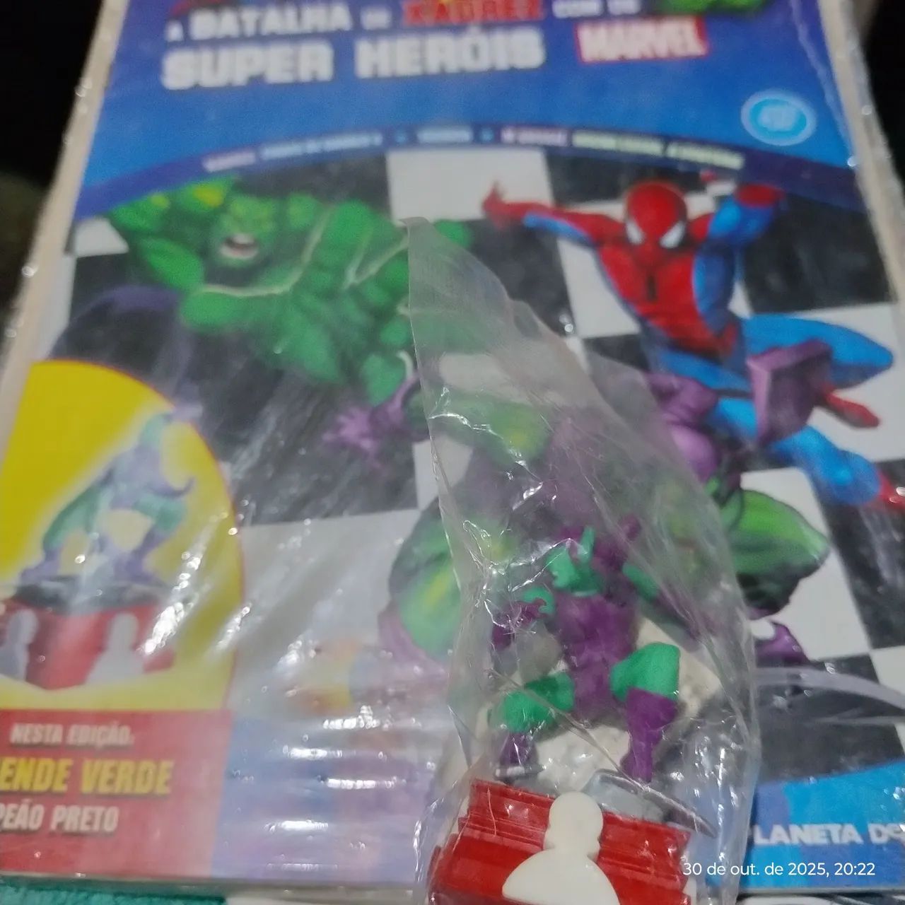 Coleção Eaglemoss Xadrez Marvel antigo. Duende Verde - Foto 5