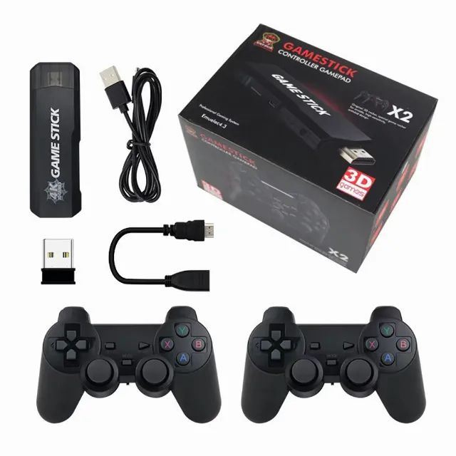 Game Stick GD10 X2 4K com Dois Controles e Entrega Hoje! - Foto 2