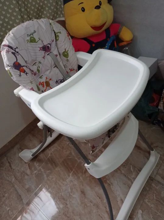 Cadeira de Alimentação Bebê -  Branca