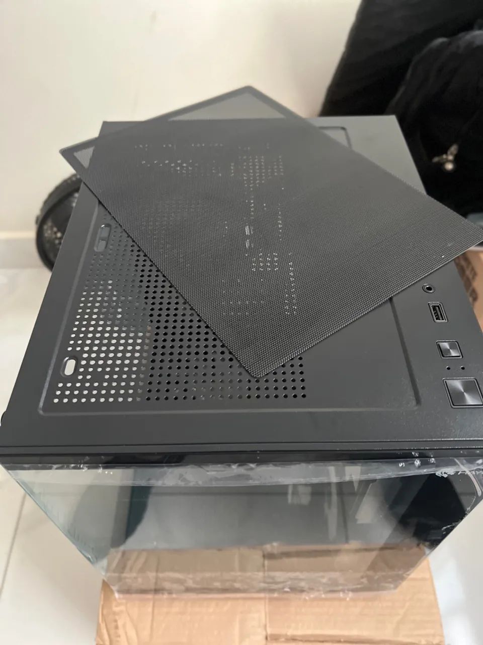 Gabinete Aquário Gamer com 4 fans - Foto 5
