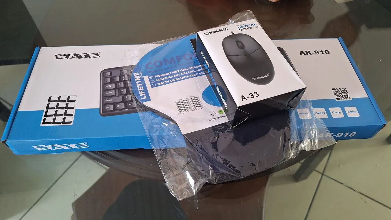 Kit Teclado e Mouse SATE AK-910 + Mouse A-33 - Foto 2