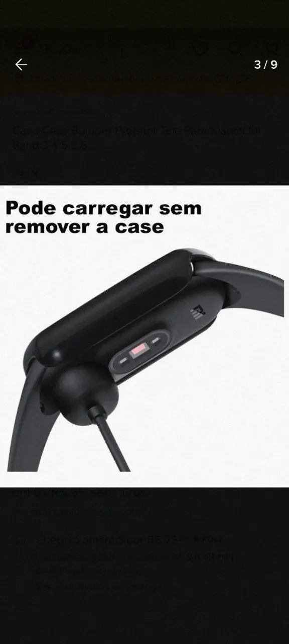 Carregador para mi band 5