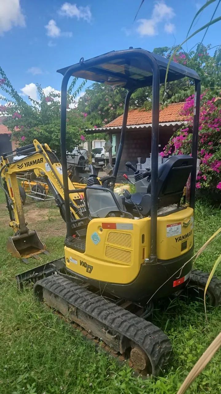 Mini escavadeira vio17 yanmar ano 2023