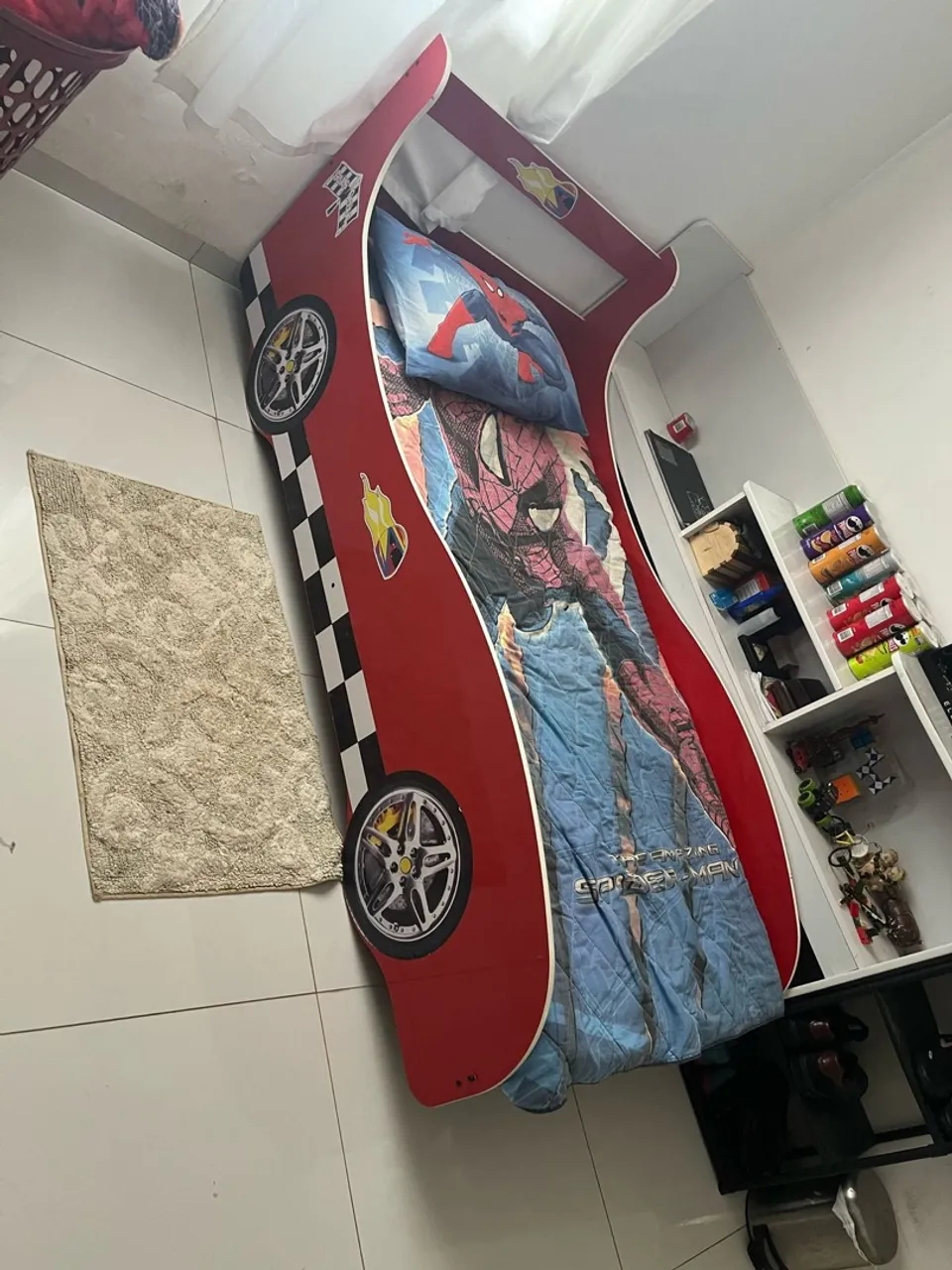 Cama Infantil Carro Spider-Man