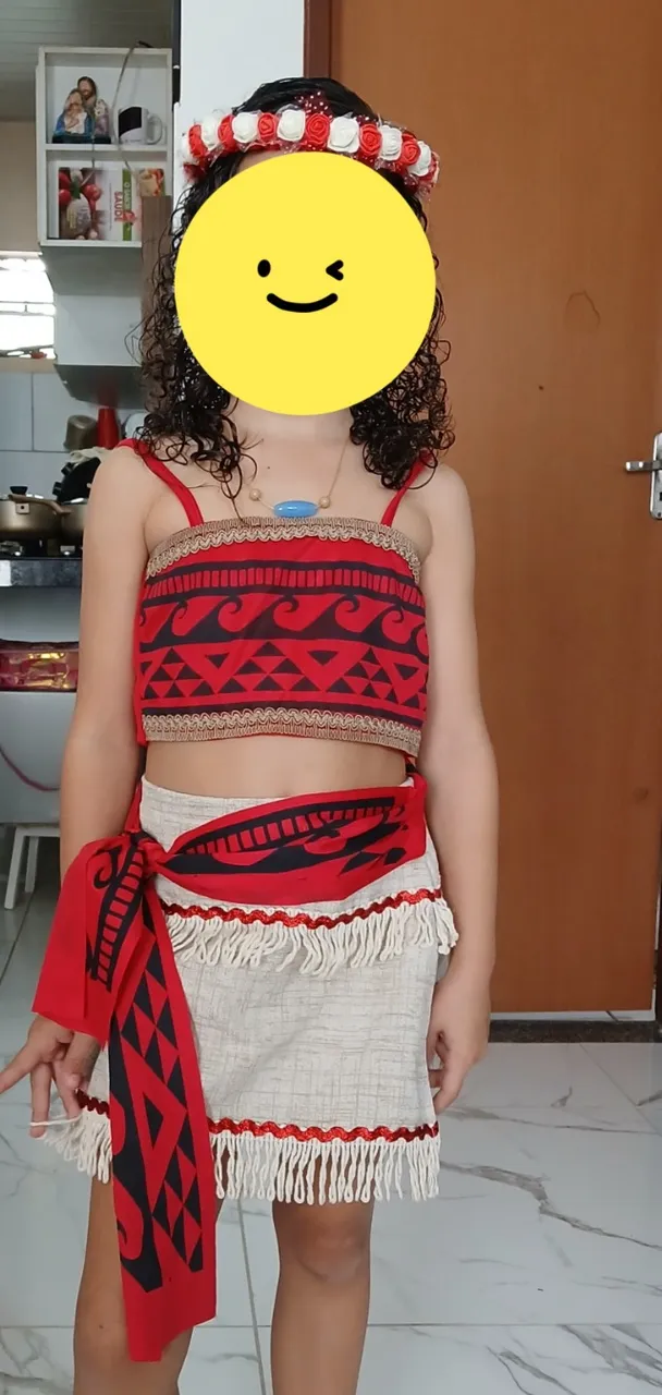 Fantasia Infantil Moana 