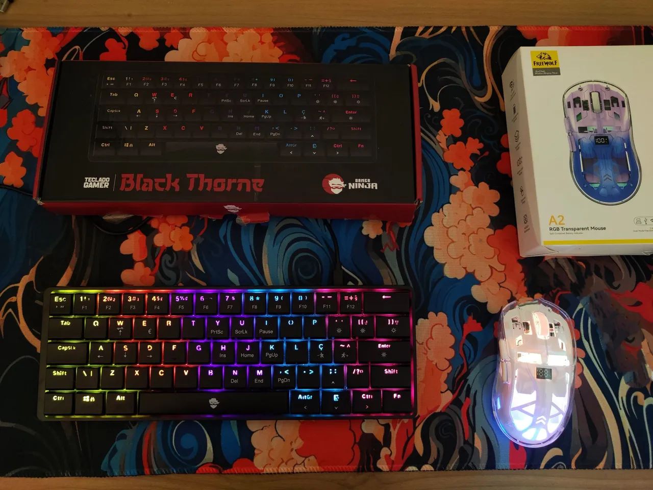 Gaming Keyboard + Wireless Mouse + Mousepad 64318047810177121