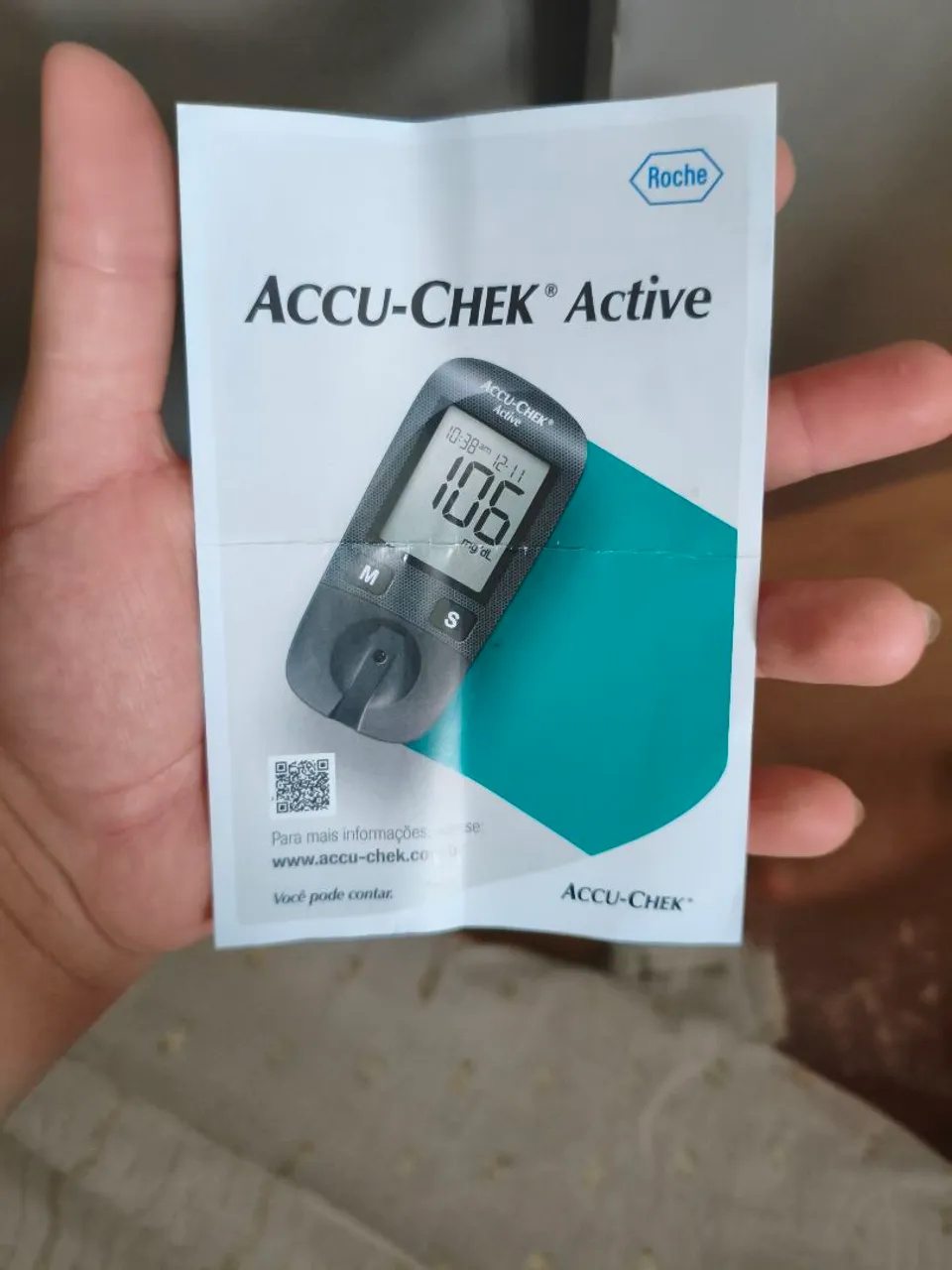 Medidor de Glicose Accu-Chek Active
