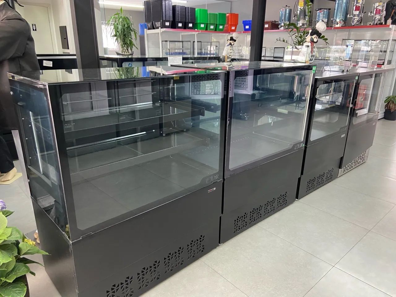 NBVN-1002 VITRINE NATURAL NEW BLACK 1,00M PT - POLAR - Foto 3