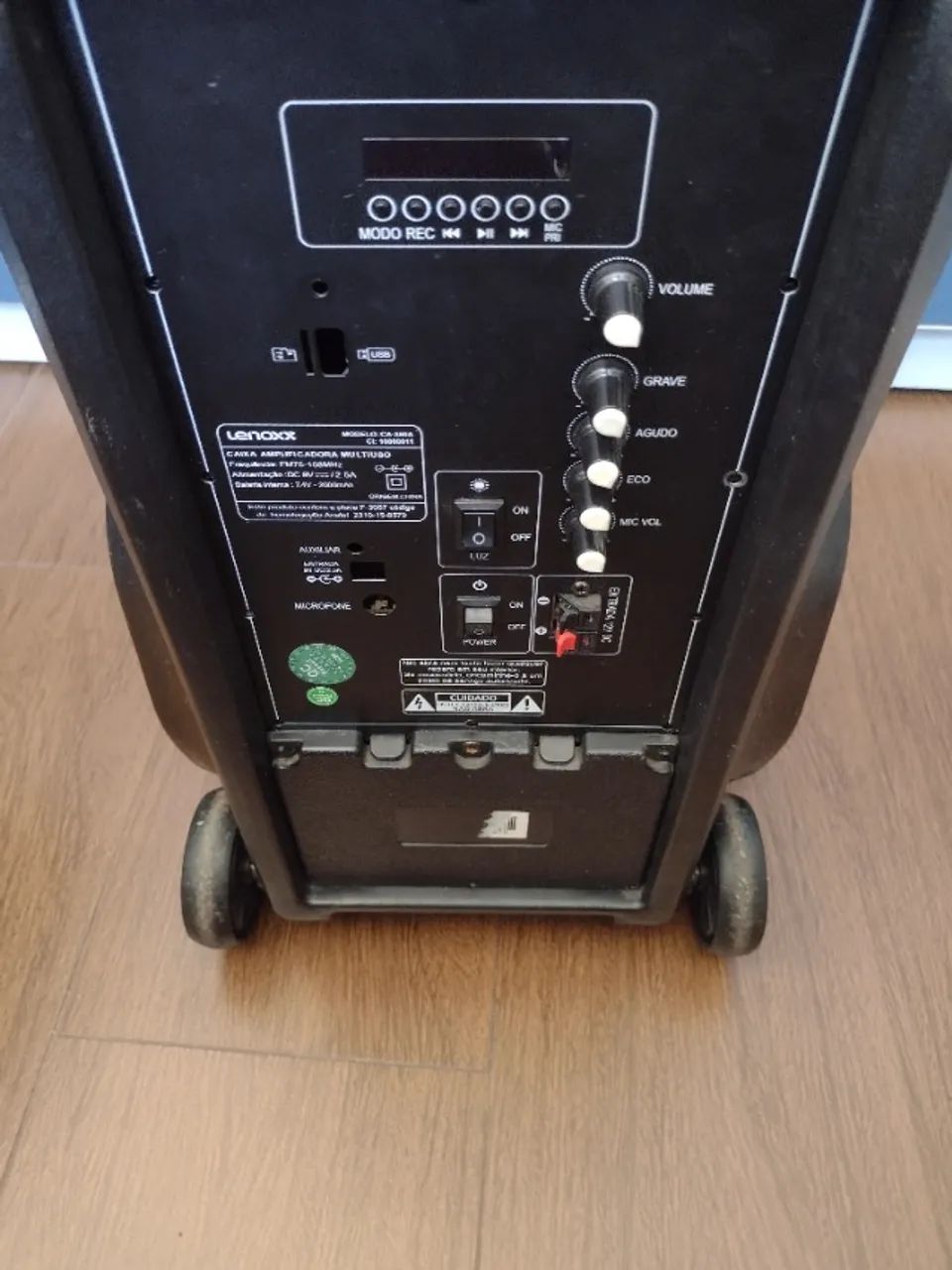 Caixa de Som Amplificada Lenox - Com Defeito - Foto 4