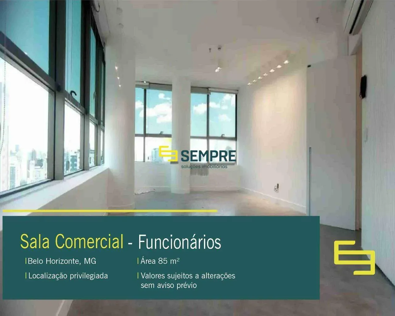Sala comercial para alugar no Funcionários Edifício ABC All Business Center