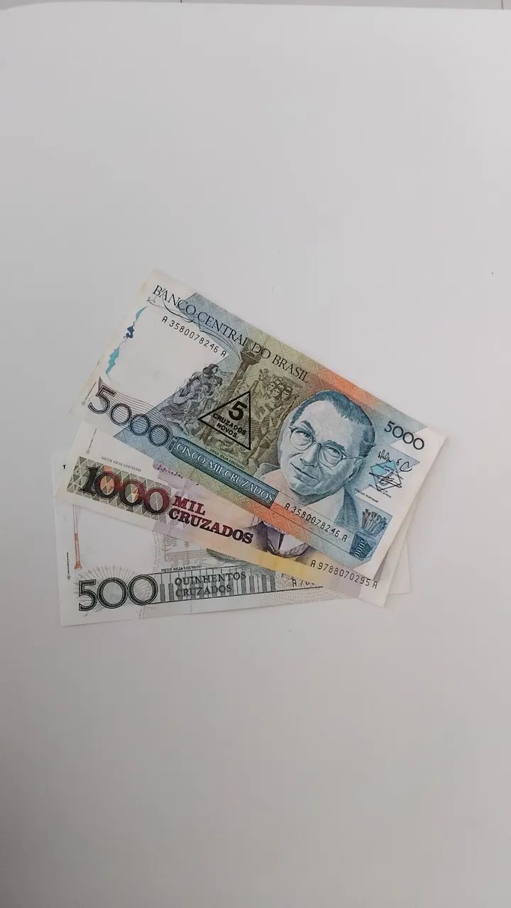 Notas antigas para colecionadores 