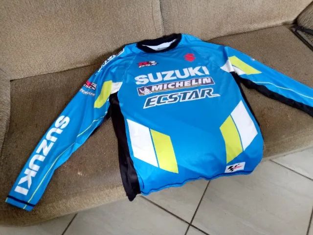 Camisa Manga Longa (Estampa Suzuki), Tamanho-G. Retirada na Região da Pampulha.