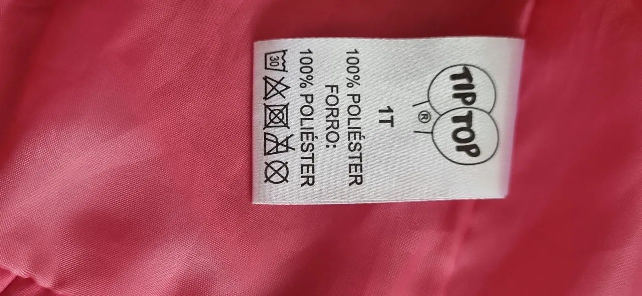 Casaco Rosa Bebê - Tamanho 1 ano - Foto 2