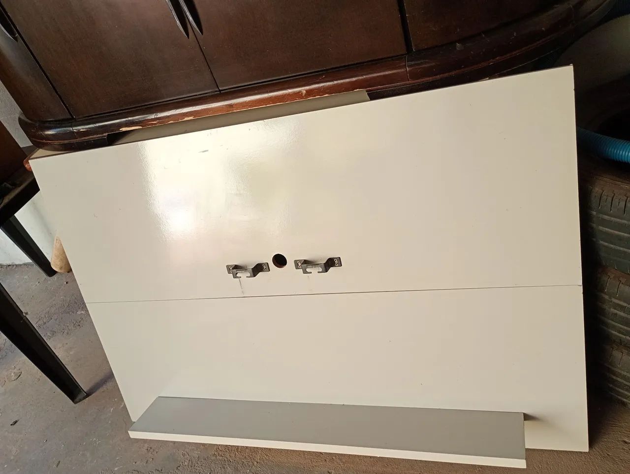 Painel Branco para TV - Design Moderno - Foto 3