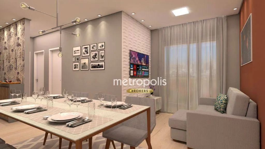 Apartamento à venda, 54 m² por R$ 311.000,00 - Vila Humaitá - Santo André/SP