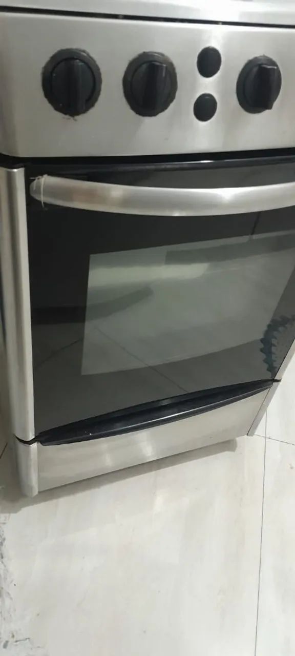 Fogão com Forno Brastemp- Aço Inox