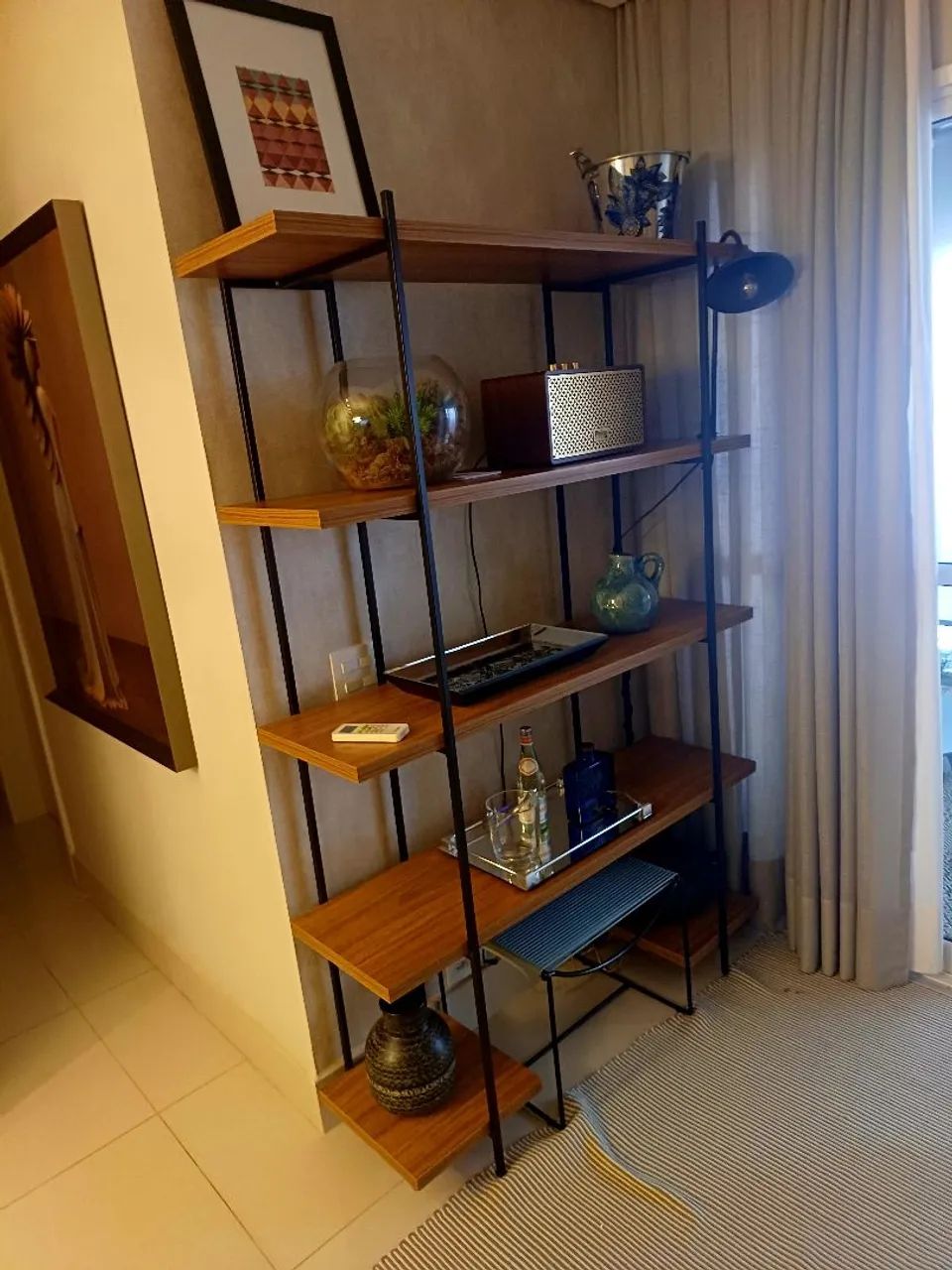 Estante de Metal e Madeira com 5 Prateleiras - Foto 2