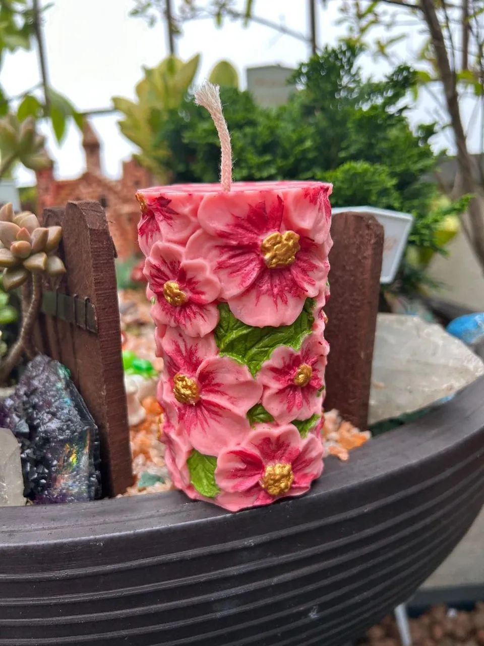 Vela flor 210g 