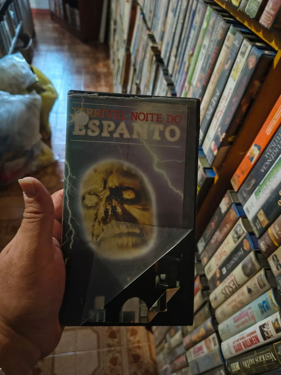 Fita VHS - Terrível Noite do Espanto