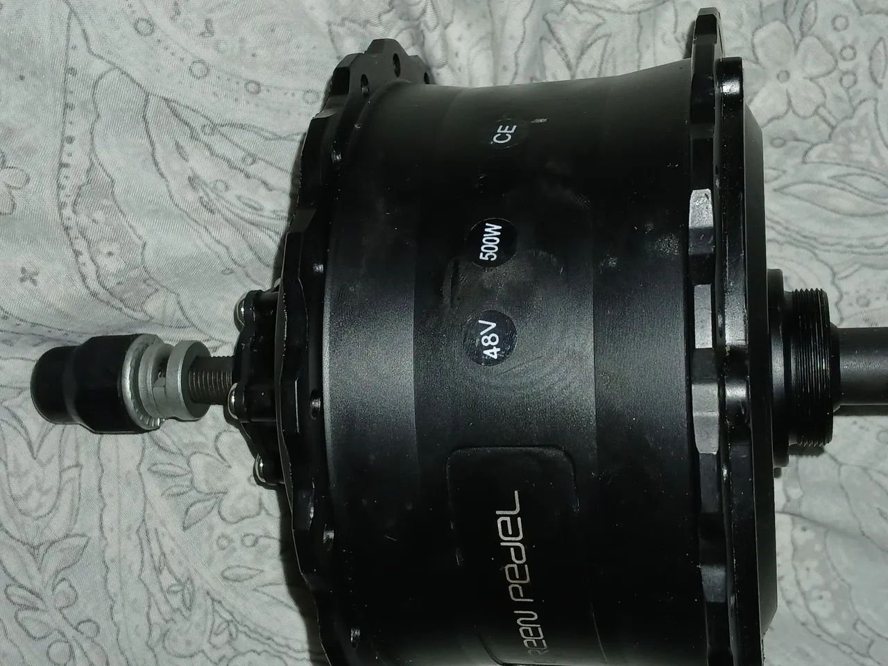 Motor Elétrico P/Pneu Fat 500W 48V  - Foto 2