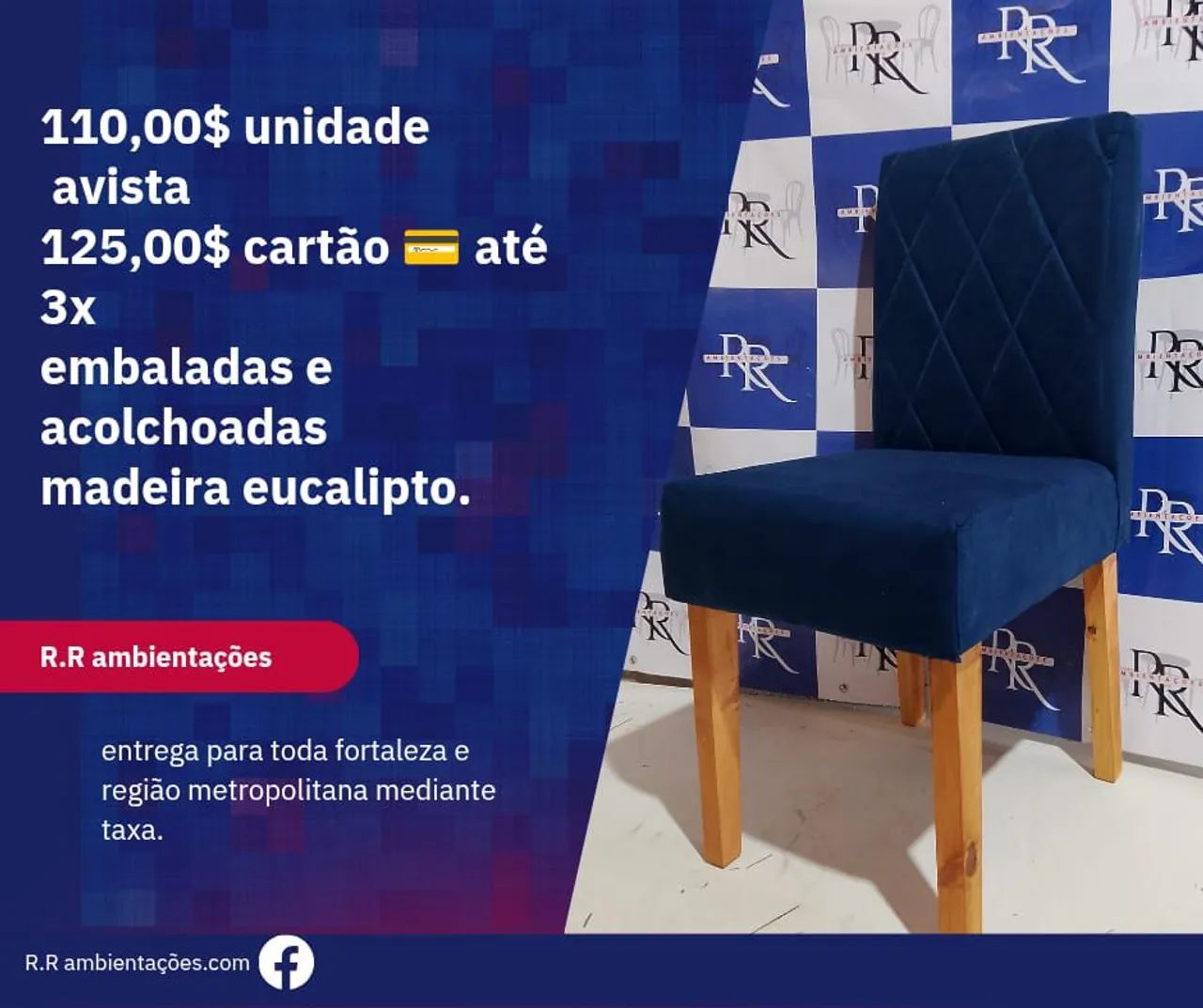 PROMOÇÃO ?CADEIRAS DE JANTAR CONFORTÁVEIS E LUXUOSAS ? - Foto 2