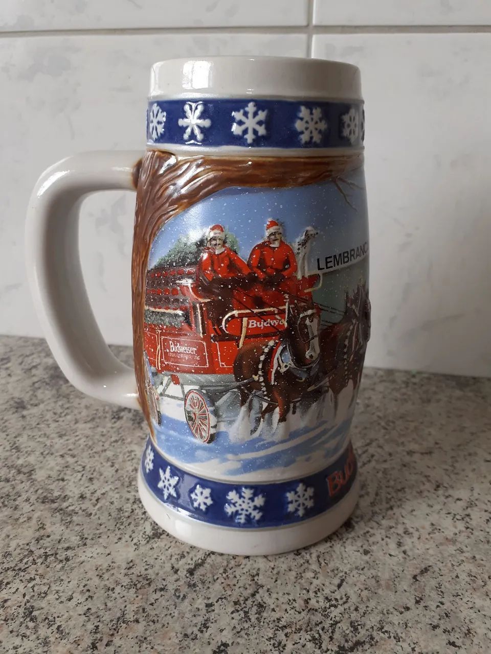 Caneco Budweiser Ceramarte de Coleção 