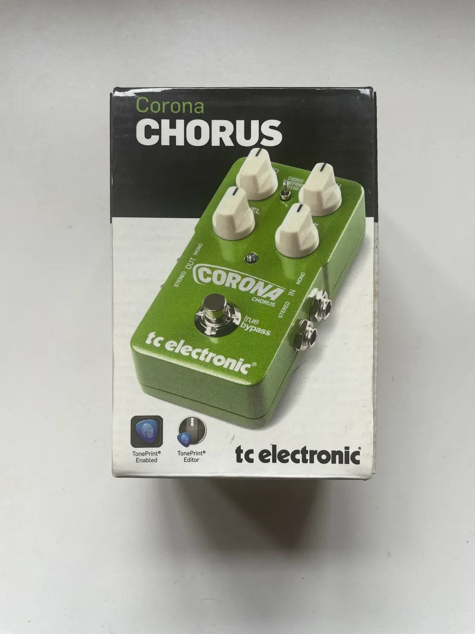 ギター tc electronic CORONA CHORUS Pedal para Guitarra TC Electronic Corona Chorus com True Bypass e