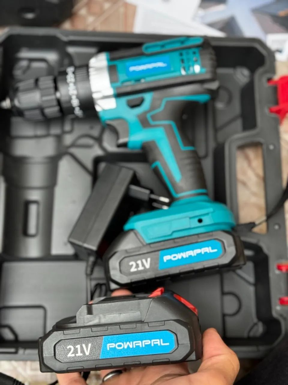 Furadeira De Impacto Profissional 21v 2 Baterias - Foto 5