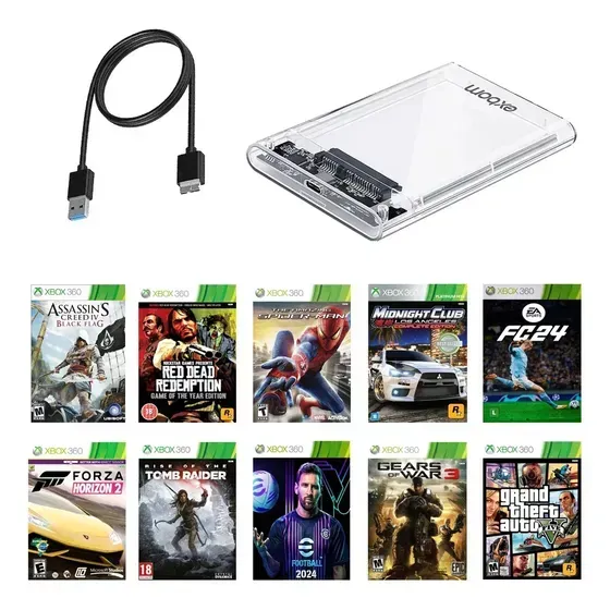 Hd Rgh Jtag 1tb Para Xbox 360