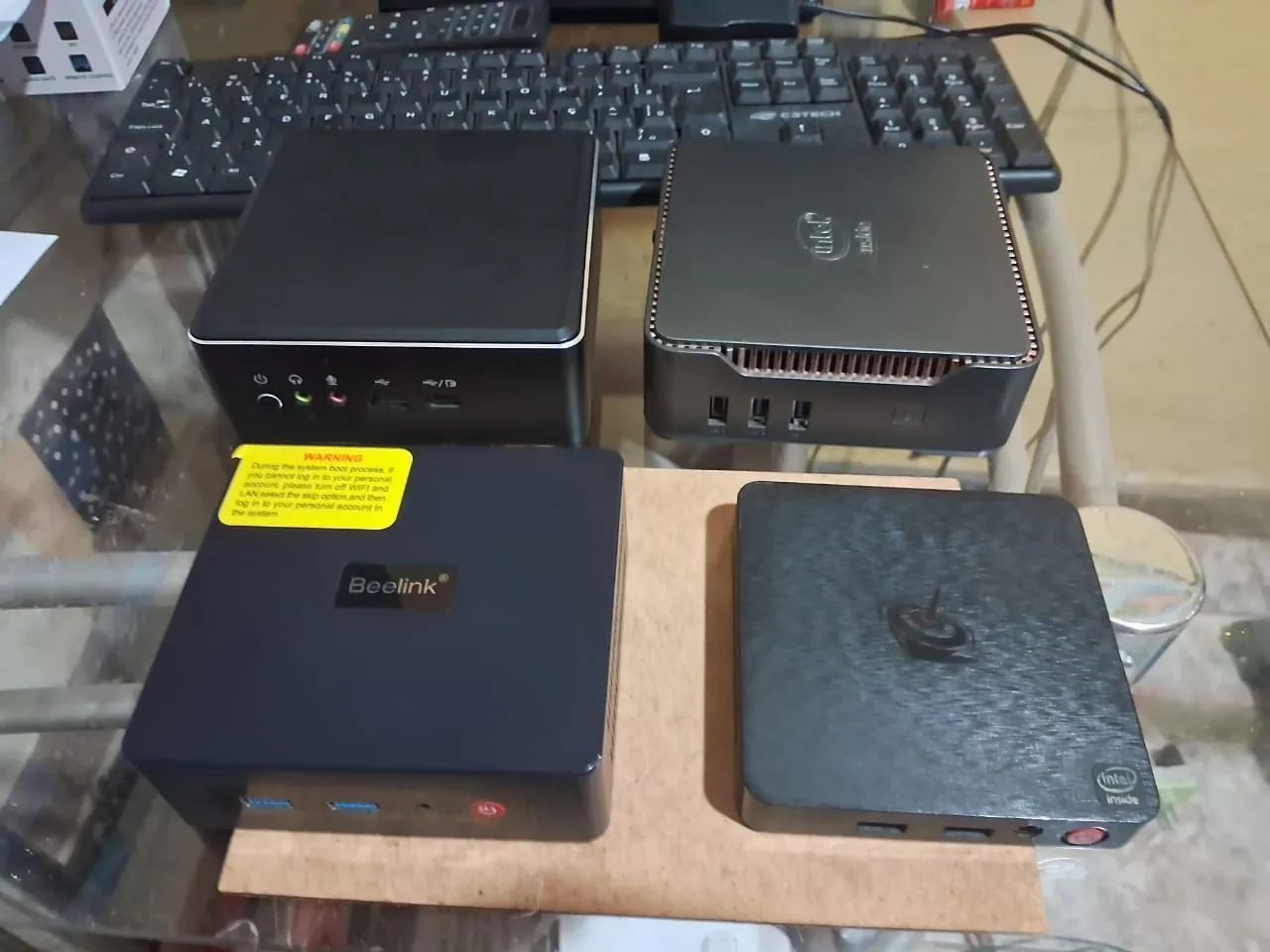 Mini PCs Ryzen e Intel, vários modelos 