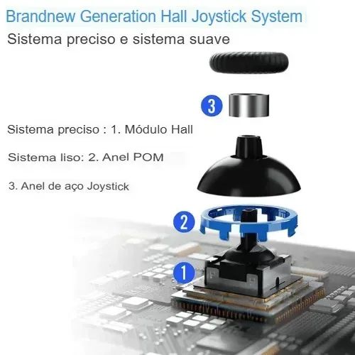 Controle Flydigi Vader 3 Pro com feedback Wireless Switch, PC, Android e TV - Foto 5
