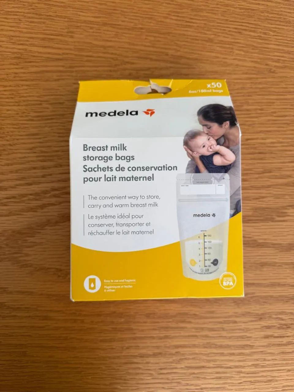 Sacos de armazenamento de leite materno Medela - 50 unidades