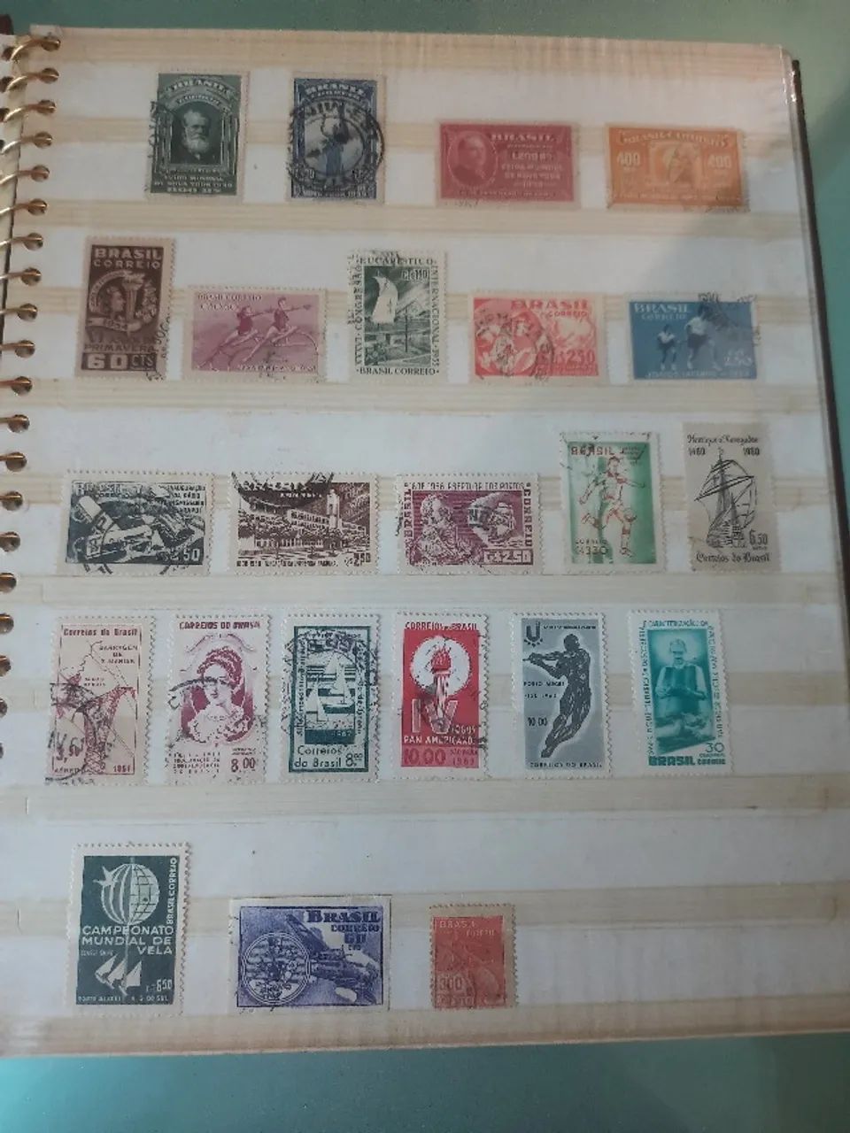 1000 selos postais - nacional e internacional - Foto 2
